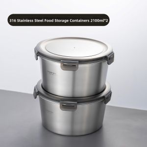 Stainless 316 Food Grade Light Bento Box
