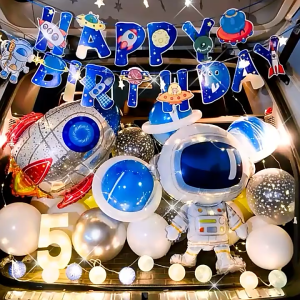 SG Car Boot Trunk Balloon Decoration Set for Proposal Birthday Theme Party Surprise