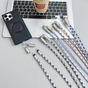 New Mobile Phone Charging Cable Lanyard Two-In-One Type-C Hand Bracelet Hand Rope PD Drop Rope Mens And Womens USB Crossbody Rope Fast Charge Line  Android Huawei Compatible Single Head Efficient Lightning Long Short