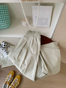 Mint Cream Green Banana Pants Womens Loose Wide Leg Harlan Paper Stick Style Summer Casual Trousers High Waist Nine Points