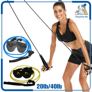 20lb/40lb Tali Resisten Untuk Latihan Berenang Dry Training With Paddles Arm Trainer Resistance Bands Swimming Freestyle Exercise Band