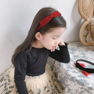 Double Layer Butterfly Knot Hairband Barrette Princess Style Childrens Accessories Girls Hair Accessories Sweet Style