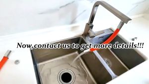 Premium Kitchen Faucet Extension Hose 360° Rotatable Water Saving Pipe Connector Silicone Tube Extender for Efficient Plumbing