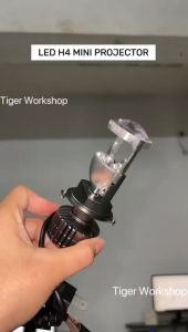 Lampu LED Mobil Motor Projector T9 PRO H4 Projie Mini Hi-Lo 70W