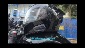 Motorcycle Helmet Intercom Bluetooth Headset 2 in 1 For All Helmet Styles Waterproof Wireless Moto Outdoor Riding Intercom Support Voice Control