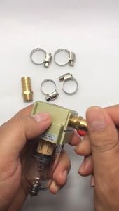 OCT 10MM Filter Uap Oli Mesin & OCT Oil Cath Tank Variasi Sparepat Mobil Penampung Uap Oli Mesin Separator