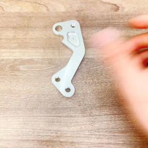 Pát trước Phuộc wave 110/RSX/Blade heo Wave 100/zx ( heo zin 2 Pis ) đĩa 220mm lắp như zin màu trắng CNC