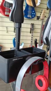 AWEDA Multipurpose Tray with Swivel Cap and Headphone Hanger for Pole ( MP-TRAY / Music Stand Microphone Stand )