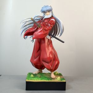 Bandai | 32cm 12.5 inch Anime Inuyasha Kikyo Action Figures Pvc Statue Desktop Ornamen Collection Statue Model Decoration Room Toys Gifts