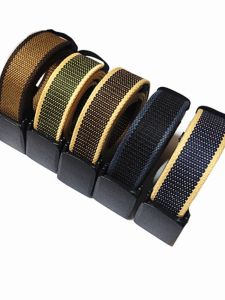 Thickened 3.5cm Canvas Buckle Belt No Metal Belt for Security Check Electronic Worker Special Pants Belt for Men And Women