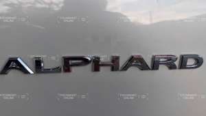 TOYOTA ALPHARD VELLFIRE EXECUTIVE LOUNGE V6 EMBLEM LOGO-(ABS) MATBLACK