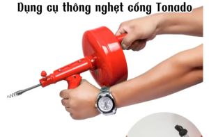 Cây Thông Cống Dây Lò Xo Thông Cống TORNADO Dụng Cụ Thông Cống