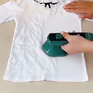 Pengukus Genggam Kompak Mini Listrik & Setrika Uap Basah & Kering