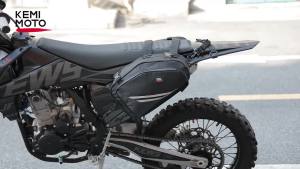 Motorcycle Saddlebags with Rain Covers Compatible with Dirt Bike Dual Sport Motorcross Motorbike Racing Mountain Off-Road Bags