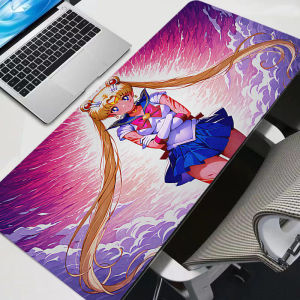 Bandai | Anime Thủy Thủ Mặt Trăng Lớn Miếng Lót Chuột Carpe PC Game Thủ Cao Su Bền Bỉ Để Bàn Thảm Với Bàn Phím Varmilo Phụ Kiện Chơi Game