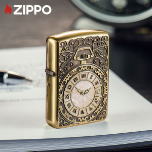 [Ship From KL] Zippo Pocket Wat-ch Design Lighter | Zippo ZBT-2-81b Brass | Zippo ZBT-2-81a Silver