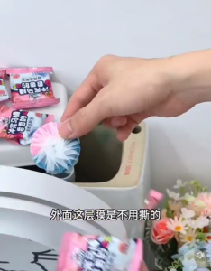 OHHDEER 50g Aromatherapy Toilet Cleaner Toilet Bowl Automatic Flush Tablet Deodorize & Deep Clean