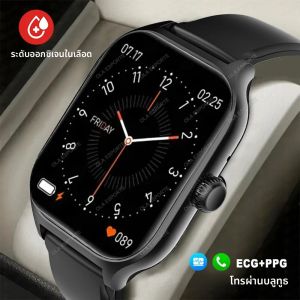 สมาร์ทวอท์ชผู้ชายผู้หญิง 2.01 นิ้วโทรออกเพื่อรับสาย GPS กีฬาติดตามอัตราการเต้นหัวใจเลือดออกซิเจนการตรวจสอบบลูทูธสมาร์ทวอทช์
