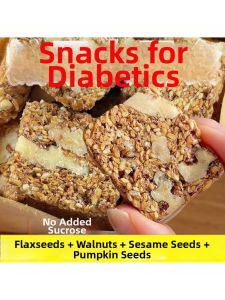 Diabetes-Friendly No-Sugar Added Flaxseed and Walnut Cookies
