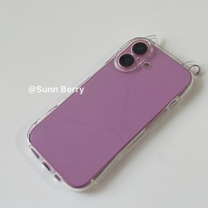 Sunflower Berries Cat Ears Transparent Soft Shell iPhone Case Protective Cover for Apple 17 pro 16 pro Max 15 14 Anti-Fall