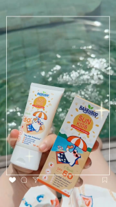 BABBYBOO ครีมกันแดดเด็ก SPF50+PA++++ ป้องกันรังสี UVA UVB แสงสีฟ้า ปกป้องและปลอบประโลมผิว ทาหน้าทาตัว