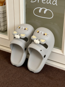 XIXITIAO | Summer Fun Rat Design Slip-Resistant Beach Mary Jane Clogs
