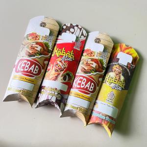Kemasan Kebab Mini Terbaru Ukuran 21x8 cm Terlaris isi 100 Pcs // Wadah kebab dengan tarikan