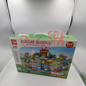 [𝐒𝐆 𝐒𝐞𝐥𝐥𝐞𝐫] BabySPA 85-Piece Building Blocks Robot Car Toy