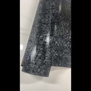 Premium PET Black Cosmic Ghost Textured Vinyl Wrap Film Self Adhesive Decal Car Wrapping