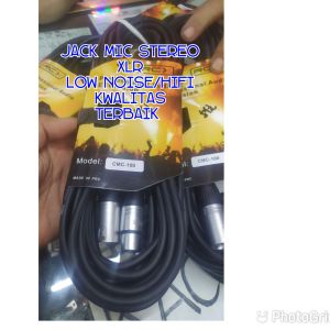 label Mic stereo terbaik low noise hifi panjang kabel 10meter