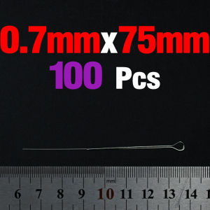 100Pcs Fishing Spinner Bait WireDurable Stainless Steel Lure Making Wire for DIY Spinnerbaits SpoonsRigs&Saltwater Freshwater