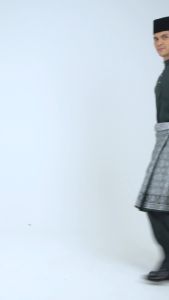 Alain Delon Baju Melayu Regular Fit Sedondon anak Budak - DkGreen Maroon OffWhite Navy DtPurple - 19025001/ 19025501 (A)