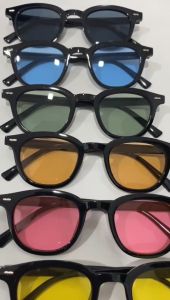 WDS Kacamata Wanita Pria Optik Anti Sunglass Dengan Korean Fashion Small Candy Color Sunglasses Kacamata Hitam K33 4002