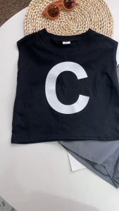 musim panas anak laki laki Tanpa lengan setelan korea pakaian bayi  perempuan modis tampan celana pendek jas Set dua potong