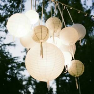 1PC 10-40cm Gold Silver White China Paper Lantern Festival Supplies Birthday Wedding Party Decor Gift Craft DIY Lampion Lantern