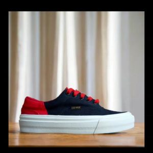 Sepatu Anak Terbaru Laki-Laki & Perempuan Sneaker Sekolah Santai Warna Hitam Merah