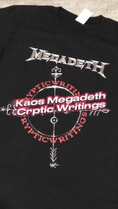 Kaos Band Metal Megadeth & Cryptic Wings - MEGA15 BK