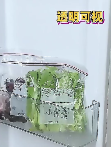 【HoMe】Refrigerator Food Grade Plastic Bag Sealing Bag Household With Sealing Zipper Type Self-Sealing Thick Dense Bag