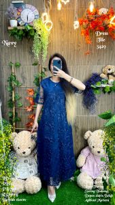 Dress Wanita Tile 3429 detail keterangan ada di gambar import kualitas import 400gr