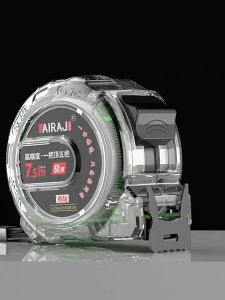 7.5m Alat Ukur Meteran Roll ABS 5m/7.5m/10m Panjang Stainless Tebal/Meteran Pengukur Kelas Industri Presisi Tinggi