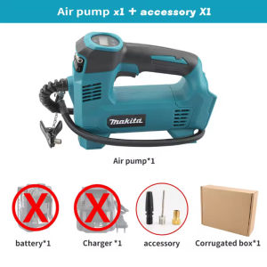 Makita | Makita 18V Lithium‑Ion Cordless Portable Air Pump Electric Tyre Inflator for Car & Motorcycle (Battery Not Included)