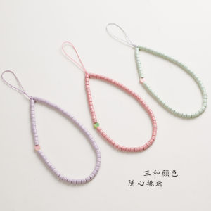 Fresh Emperor Stone Mobile Phone Chain Hand Strap Womens Phone Case Lanyard Anti-Loss Digital Accessories Mobile Phone Charm