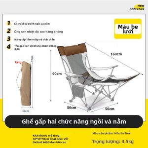 CHAOMU | Ghế Du Lịch Nhẹ Có Thể Gấp