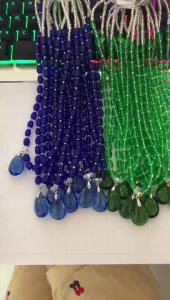 LZD  Taobao Gold Store Event Gift Twelve Zodiac Crystal Crystal Necklace Avatesvara Buddha Gold Inlaid with Jade Pendant