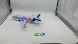 4D Airplane Happy Trip Airline Plane Toy A330 w/ Sound Light Bump and Go