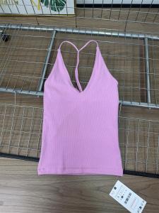 Áo Vest Cổ Treo Màu Trơn Ngọt Ngào Thường Ngày Mùa Hè WMXZ 4174385 Áo Vest Nữ Dáng Ôm Cổ Tròn Không Tay Phong Cách Công Sở