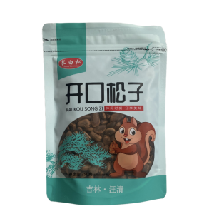 Handcrafted Northeast Red Pine Nuts Snacks Unshelled Charcoal Roasted Healthy Leisure Large Size Sweet Seeds Non-Fried