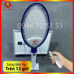 ĐÈN NĂNG LƯỢNG MẶT TRỜI 120W SIÊU SÁNG LIÊN TỤC TRÊN 13 GIỜ