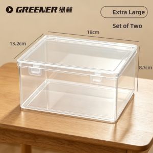 GREENER | Transparent Plastic Sorting Storage Box