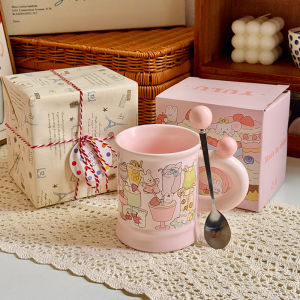 ถ้วยกาแฟกระเจี๊ยบ ถ้วยกาแฟเซรามิก ถ้วยนม ของขวัญ ของขวัญเพื่อนที่ดีที่สุด ถ้วยกาแฟ ถ้วยกาแฟลายหมาป่า